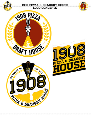 1908-Pizza-&-Draught-House-Logo-Concepts-1
